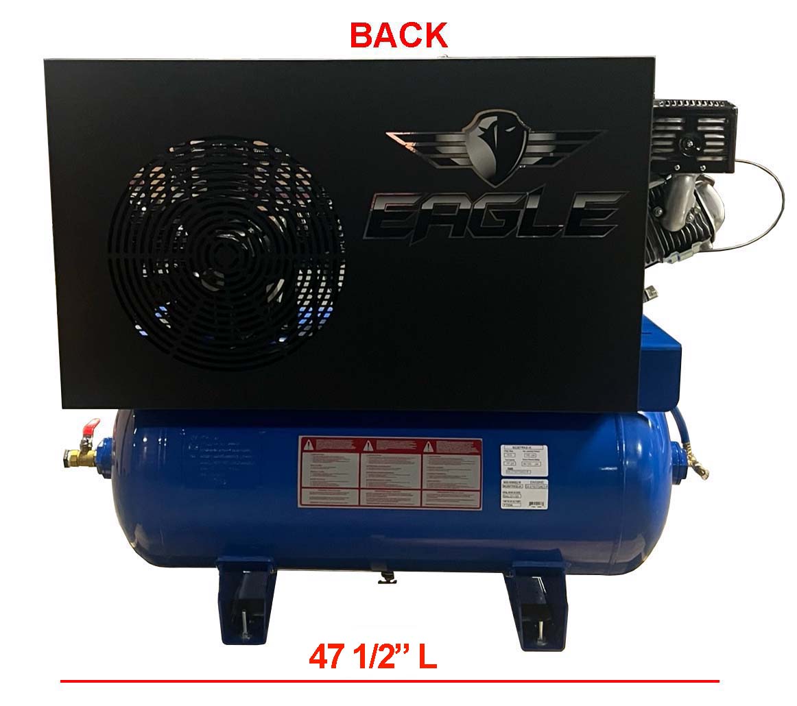 13G30TRKE-V4 Eagle 13 HP Honda Electric Start 35 CFM @ 100 psi ( 175 psi max ) Two Stage "4" Cylinder Pump