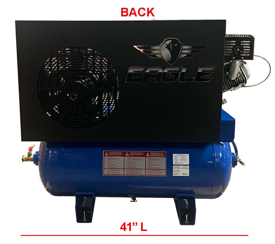 14G30TRKE-BS Eagle 14 HP Briggs & Stratton Electric Start 18.5 CFM @ 100 psi ( 175 psi max ) Two Stage