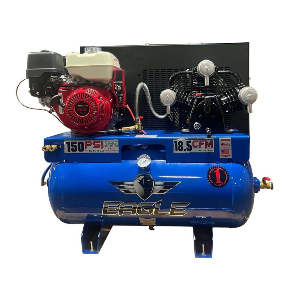 9G30TRKE-H Eagle 9 HP Honda Electric Start 18.5CFM @ 100psi (150psi max)