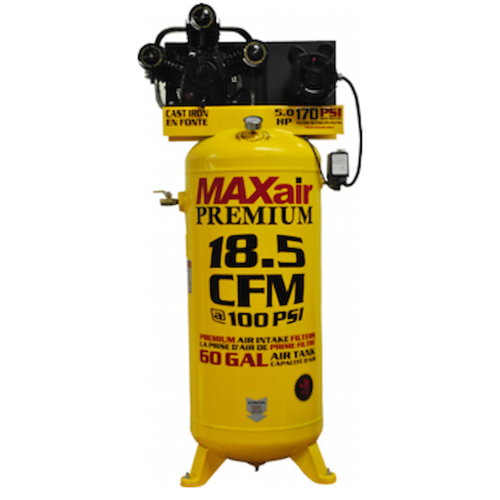 C5160V1-MAP MAXair 5HP Upright 18.5CFM @ 100psi (170psi max)