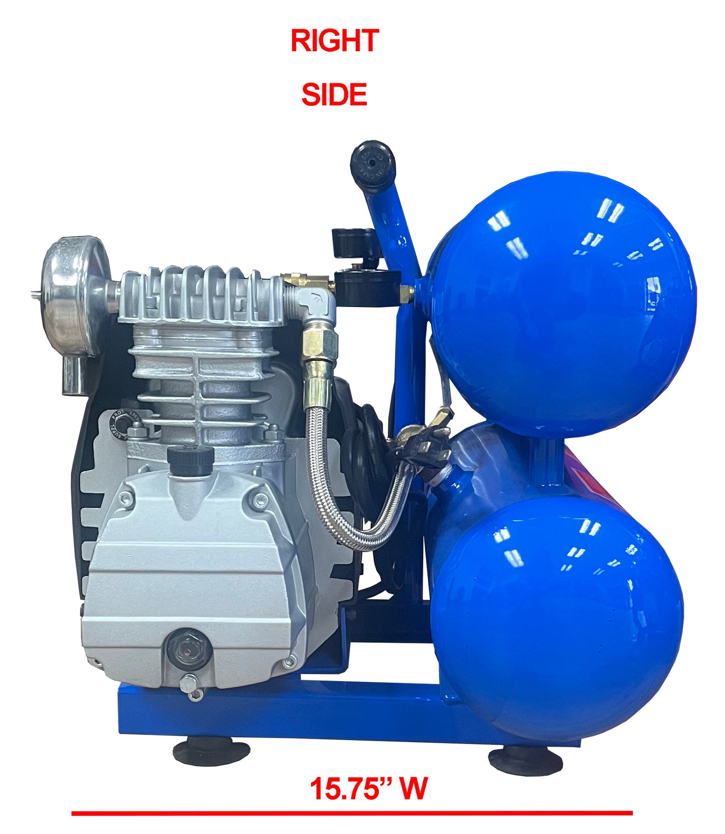 TS2018L Eagle 2HP Peak Twin Stack Oil Lube 4.2CFM @ 90psi