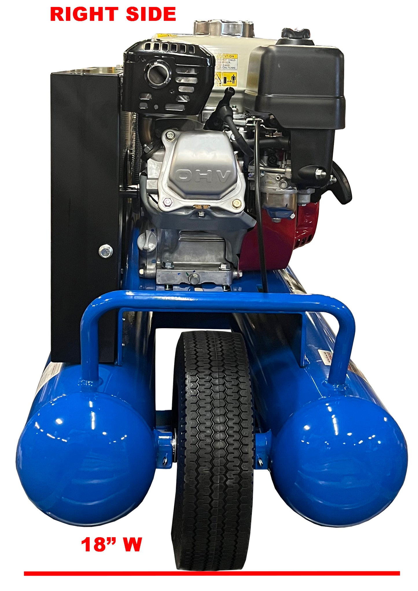 TT55GE Eagle 5.5HP Honda Electric Start Twin Tank Wheelbarrow 12.5CFM @100psi (150psi max)