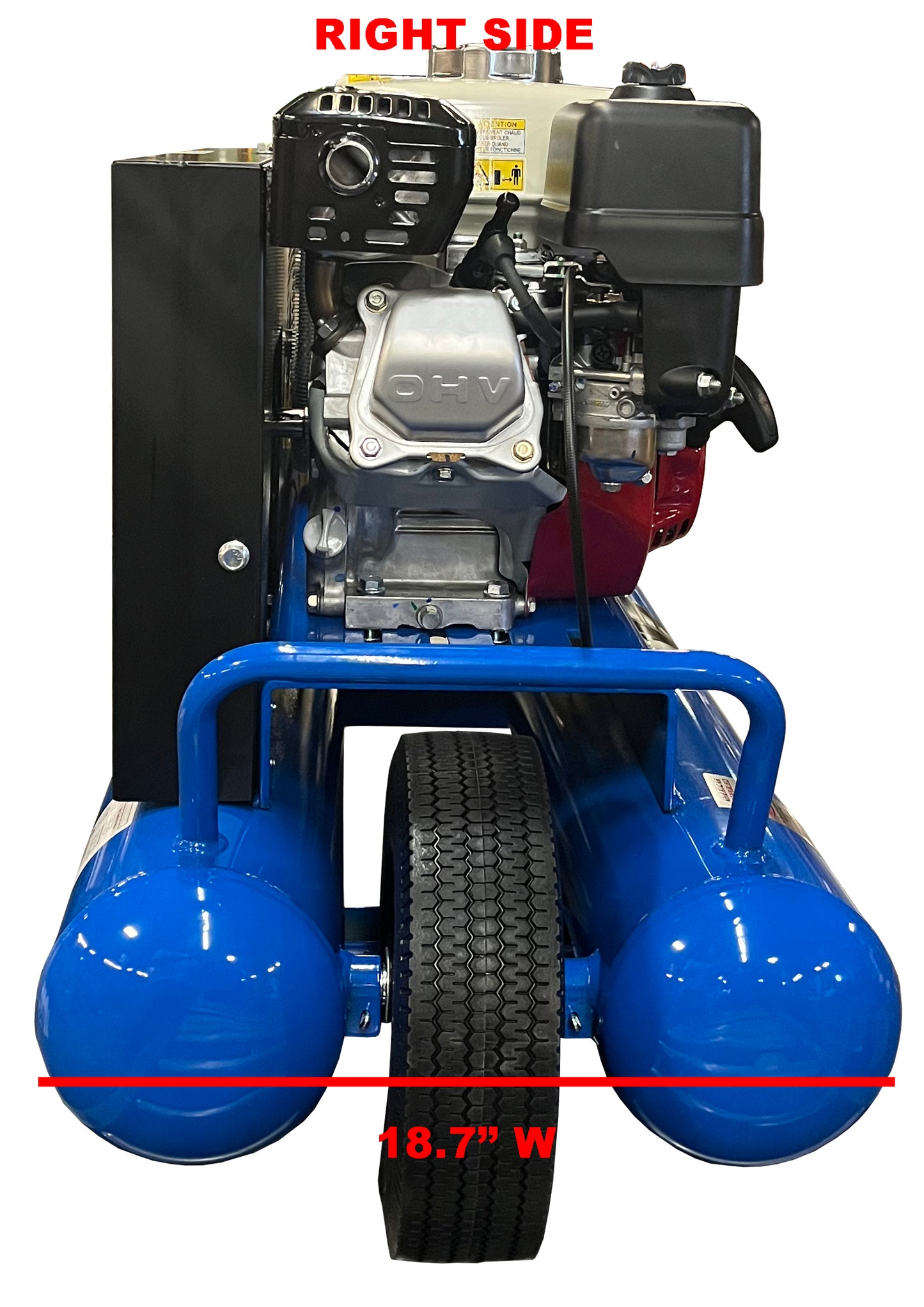 TT55G Eagle 5.5HP Honda Twin Tank Wheelbarrow 12.5CFM @100psi (150psi max)