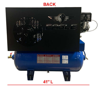 14G30TRKE-BS Eagle 14 HP Briggs & Stratton Electric Start 18.5 CFM @ 100 psi ( 175 psi max ) Two Stage