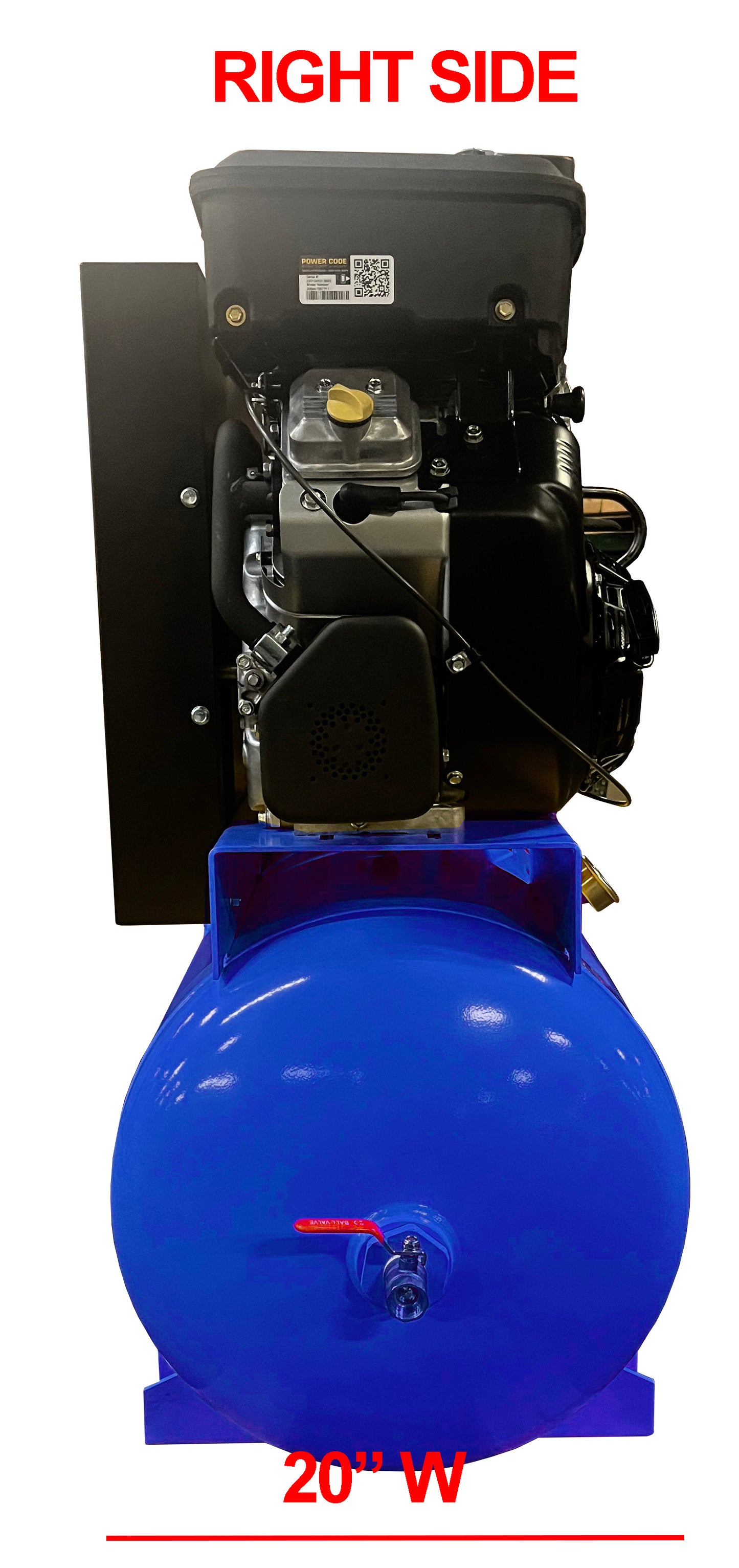 18G55TRKE Eagle 18 HP Vanguard V- Twin Electric Start 36CFM @ 100psi (200psi max) Two Stage