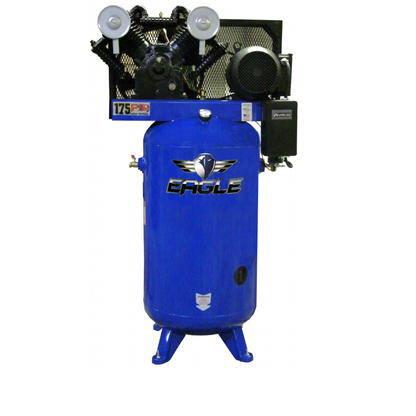 C7180V1-MS Eagle 7.5HP Upright 30CFM @100psi w/ Mag Starter (150psi max)