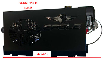 9GSKTRKE-H Eagle 9 HP Honda Electric Start 18.5CFM @ 100psi (150psi max) Skid Mount - No Tank