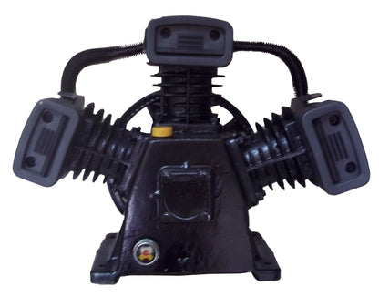 CC3065 - 3 CYLINDER V-STYLE CAST IRON COMPRESSOR PUMP COMPATIBLE WITH  MOST (TRUE) 5 HP MOTORS FOR 60 OR 80 GALLON COMPRESSOR ( 8 OR 9 HP GAS ENGINE )  SINGLE STAGE 150 PSI MAX PRESSURE, APPROXIMATELY 15  to 18 CFM