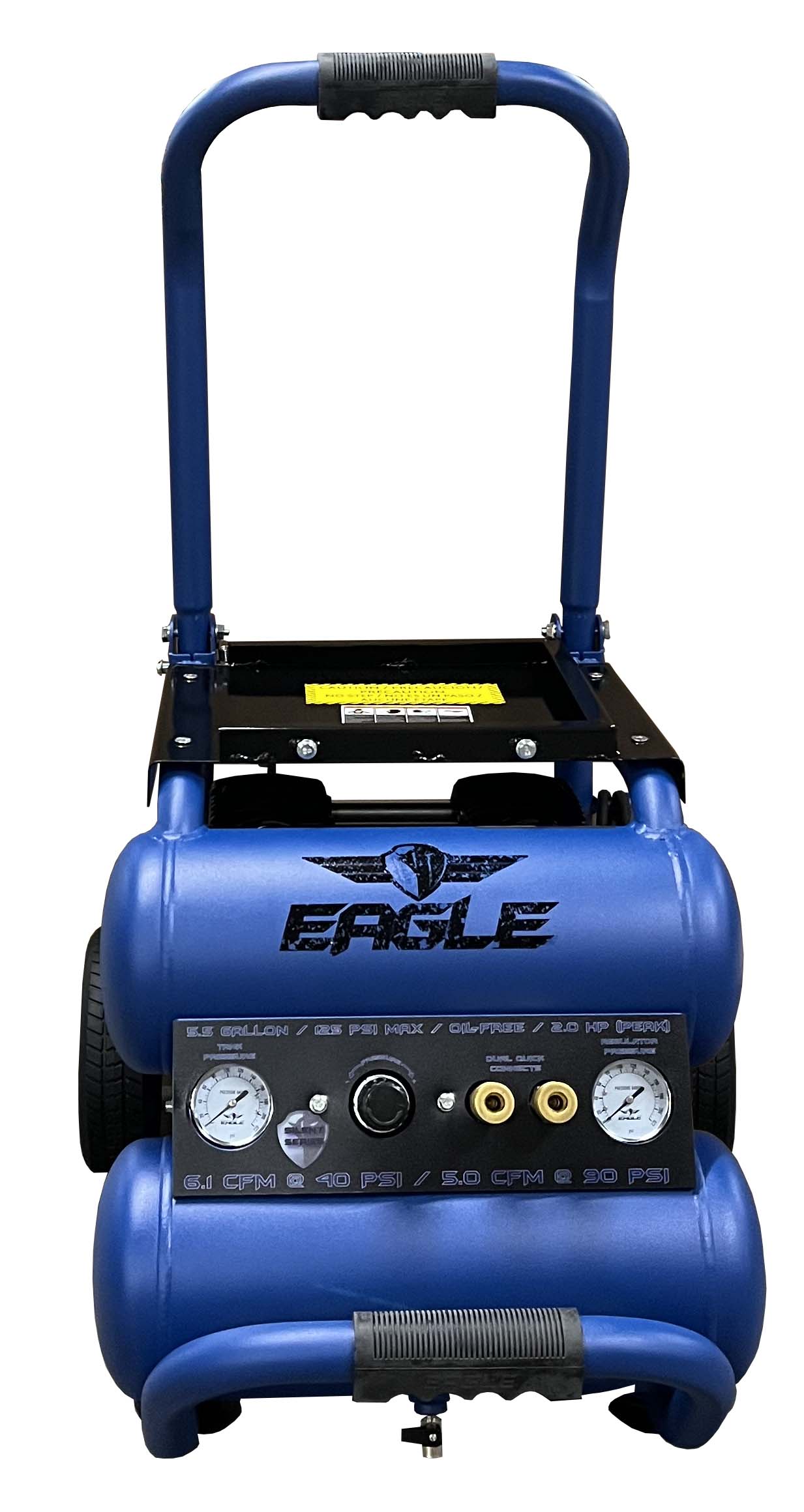 EA-5000 Eagle Silent Air Compressor 1.5 HP  5 CFM @ 100 PSI 5.5 Gallon  110 Volt