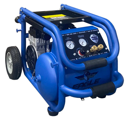 EA-6000 Eagle Silent Air Compressor 2.5 HP  6 CFM @ 100 PSI 6 Gallon 110 Volt