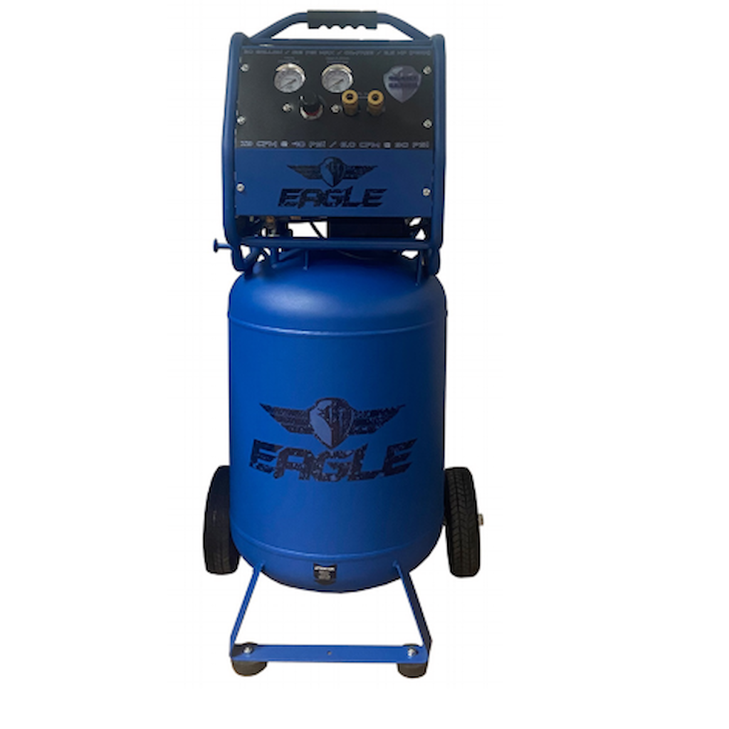 EA-6500 Eagle Silent Air Compressor 2.5 HP  6 CFM @ 100 PSI 20 Gallon 110 Volt