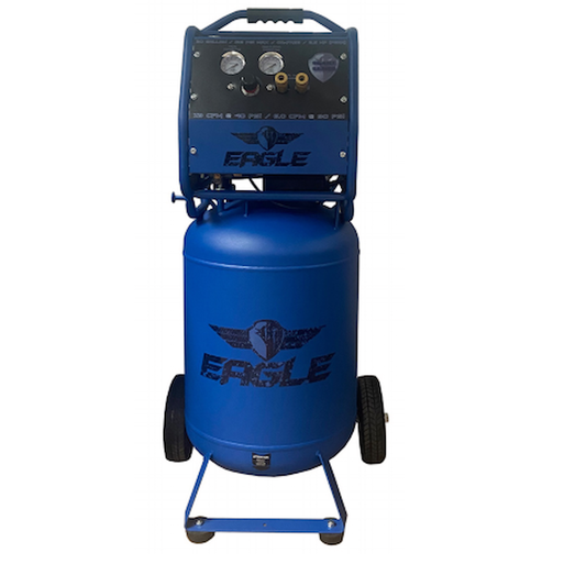 EA-6500 Eagle Silent Air Compressor 2.5 HP  6 CFM @ 100 PSI 20 Gallon 110 Volt