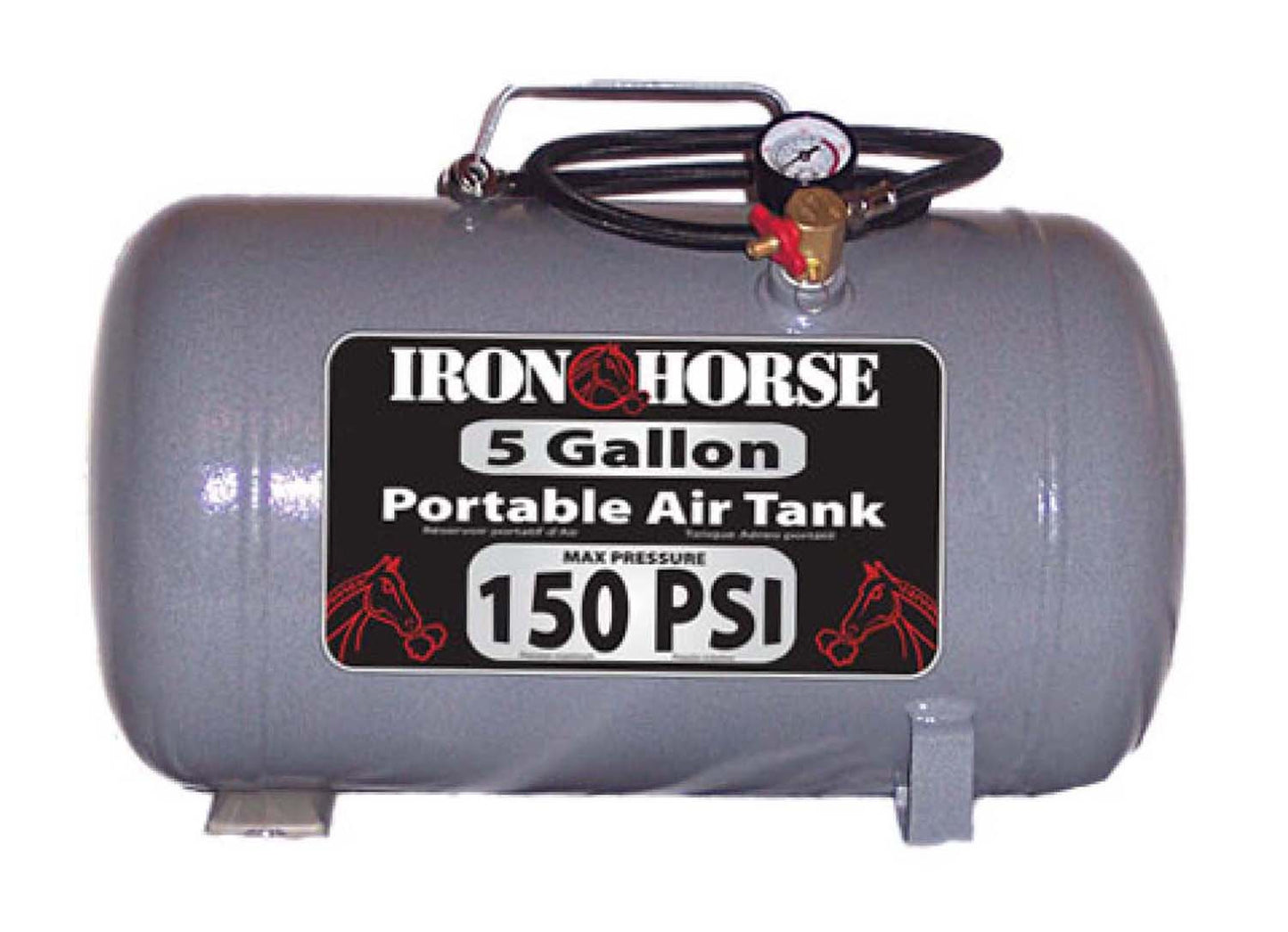 IHCT-05 Iron Horse 5 gal Portable Air Tank  (150 psi max)