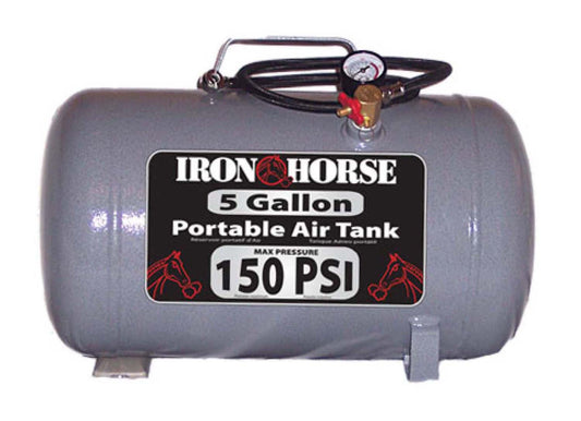 IHCT-05 Iron Horse 5 gal Portable Air Tank  (150 psi max)