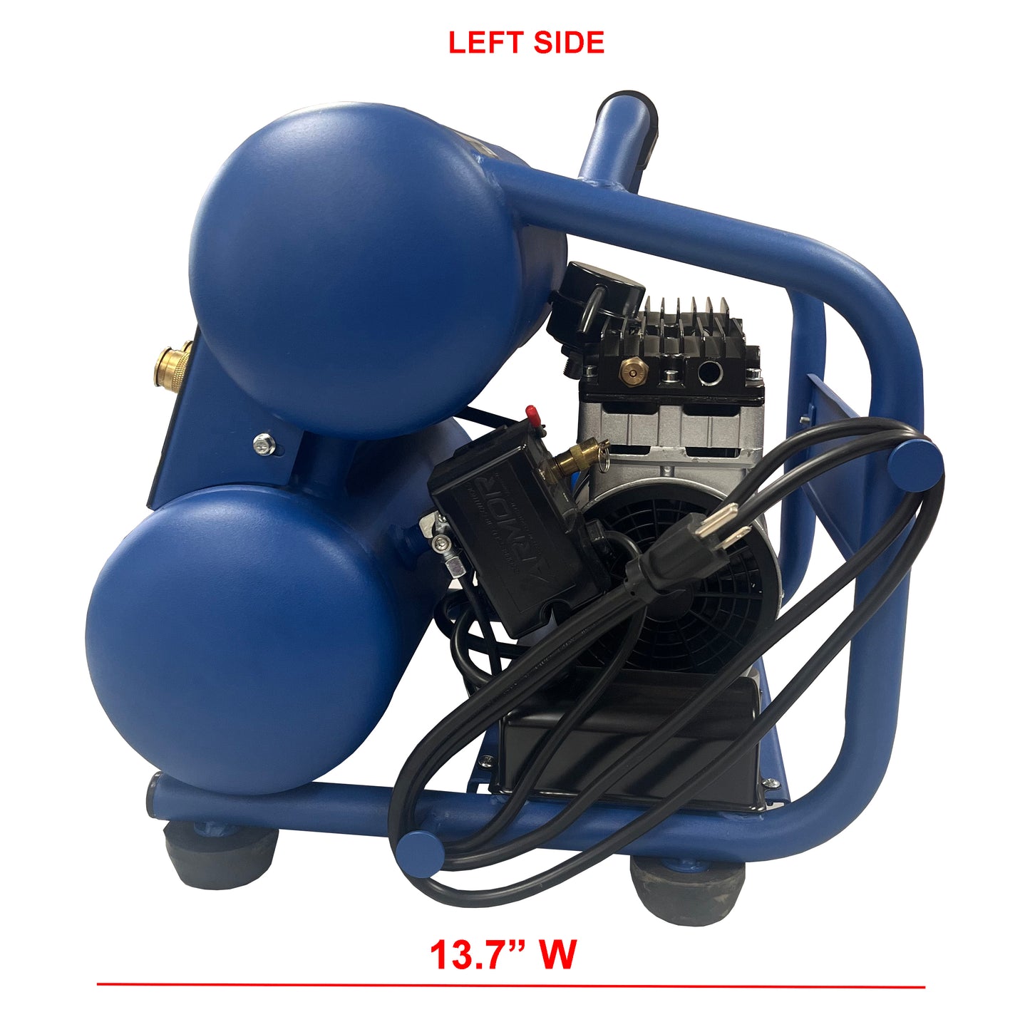 EA-2000 Eagle Silent Series .75HP 1 CFM @ 100 PSI 1 Gallon 110 Volt