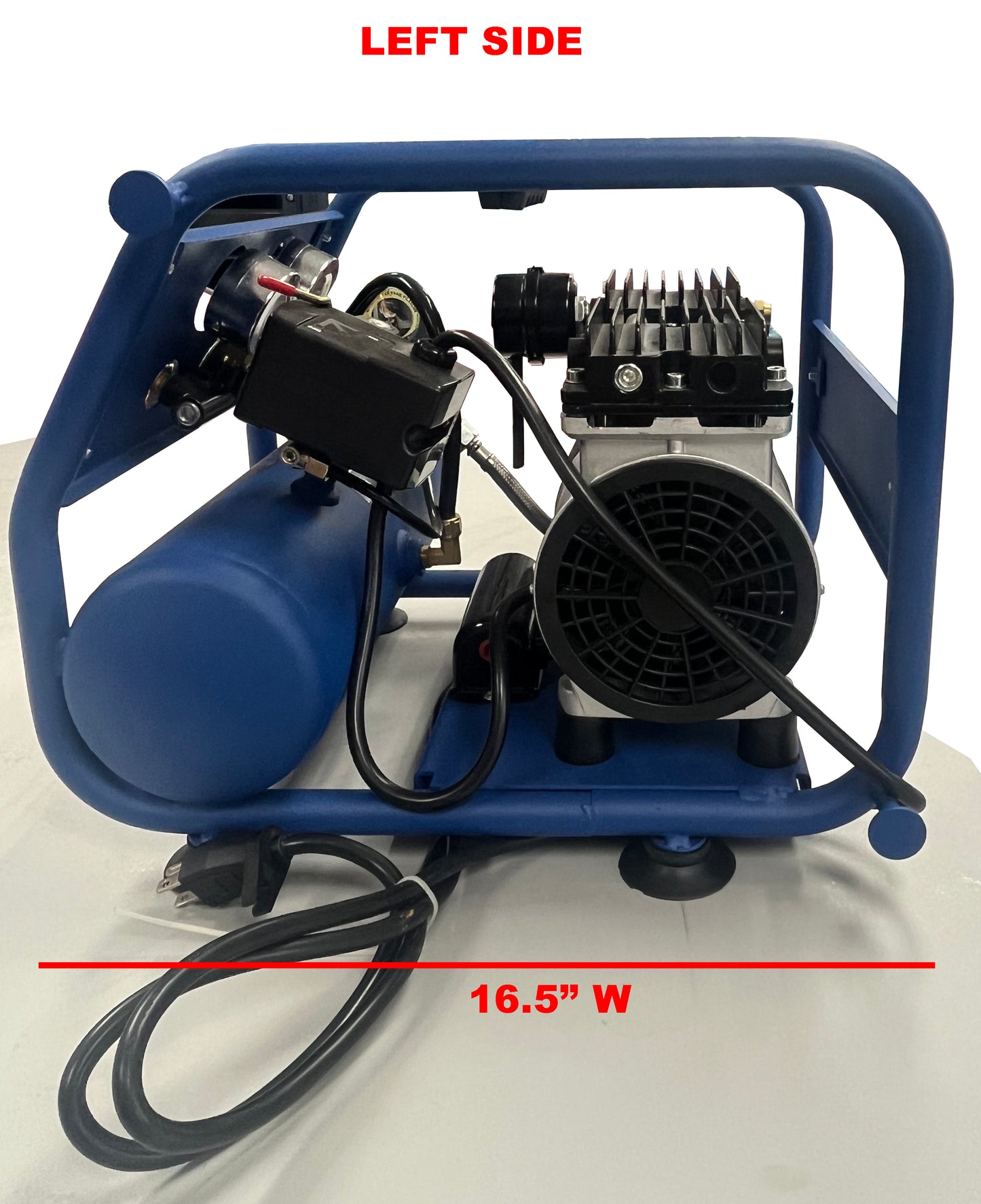 EA-4000 Eagle Silent Air Compressor 1 HP  2.5 CFM @ 100 PSI 4 Gallon  110 Volt