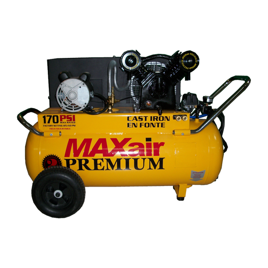 P4125H1-MAP MAXair 5HP Portable Horizontal 12.5CFM @100psi (170psi max)