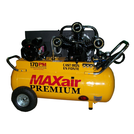 P5125H1-MAP MAXair 5HP Portable Horizontal 18.5CFM @100psi (170psi max)
