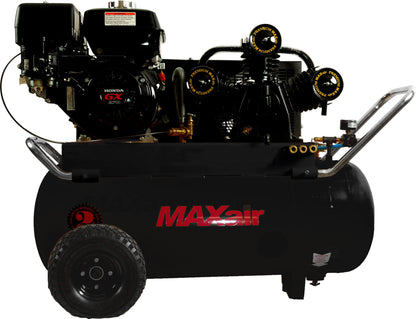 P90G25H1 -MAP MAXair 9HP Honda Portable Horizontal 22 CFM @ 100psi (170psi max)