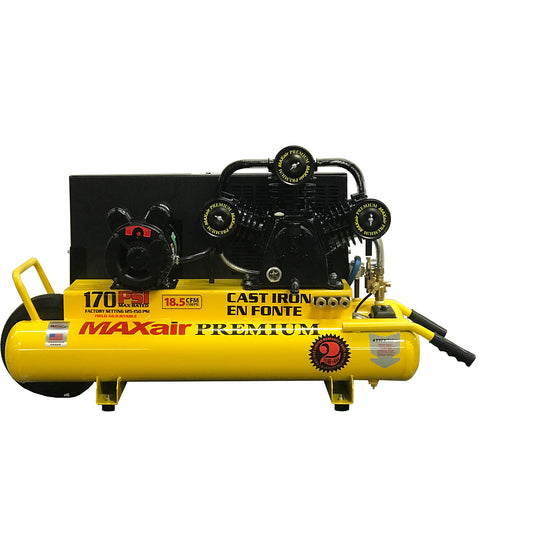 TT518E-MAP MAXair 18.5 CFM Electric Wheelbarrow Compressor 5 HP 10 Gal 220V