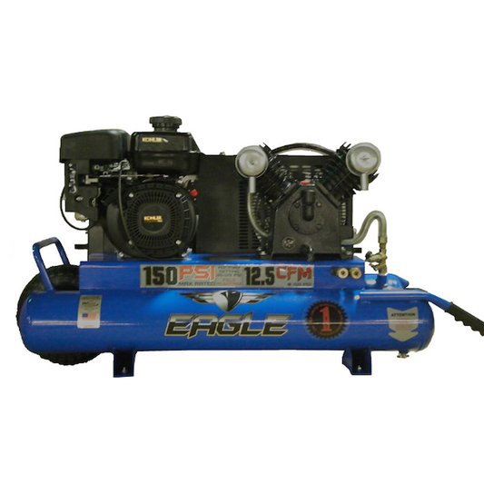 TT60G Eagle 6HP Kohler Twin Tank Wheelbarrow  12.5CFM @100psi (150psi max)