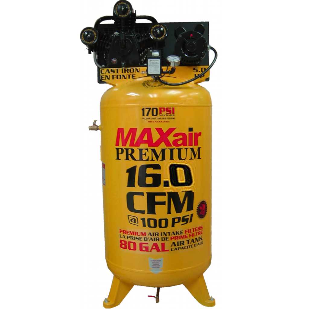 C5180V1-MAP MAXair 5HP Upright 18.5CFM @ 100psi (170psi max)